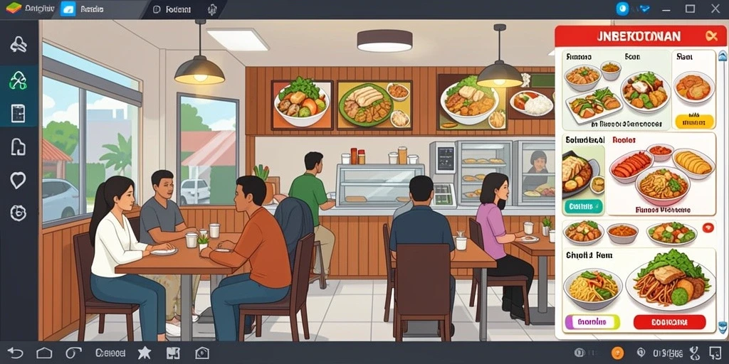 Fitur komunitas untuk berinteraksi dengan pemain lain.
