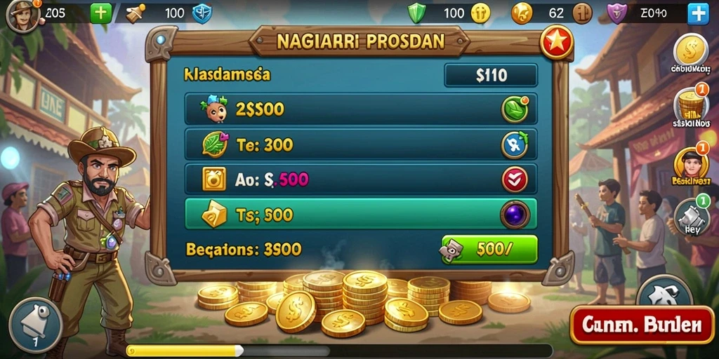 Karakter-karakter unik yang siap untuk dimainkan.