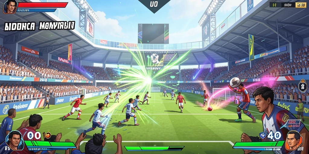 Interaksi multiplayer saat berkompetisi dengan teman-teman.