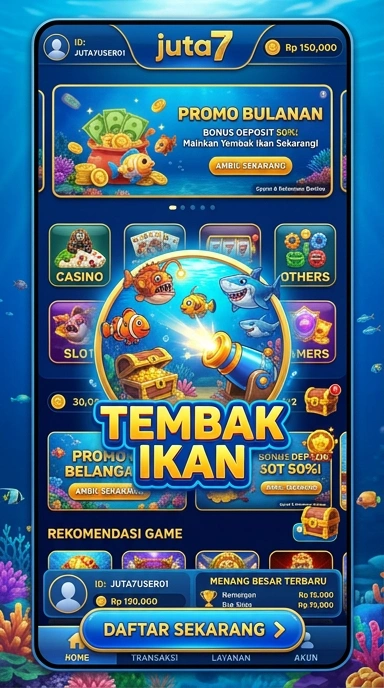 juta7 — layar beranda